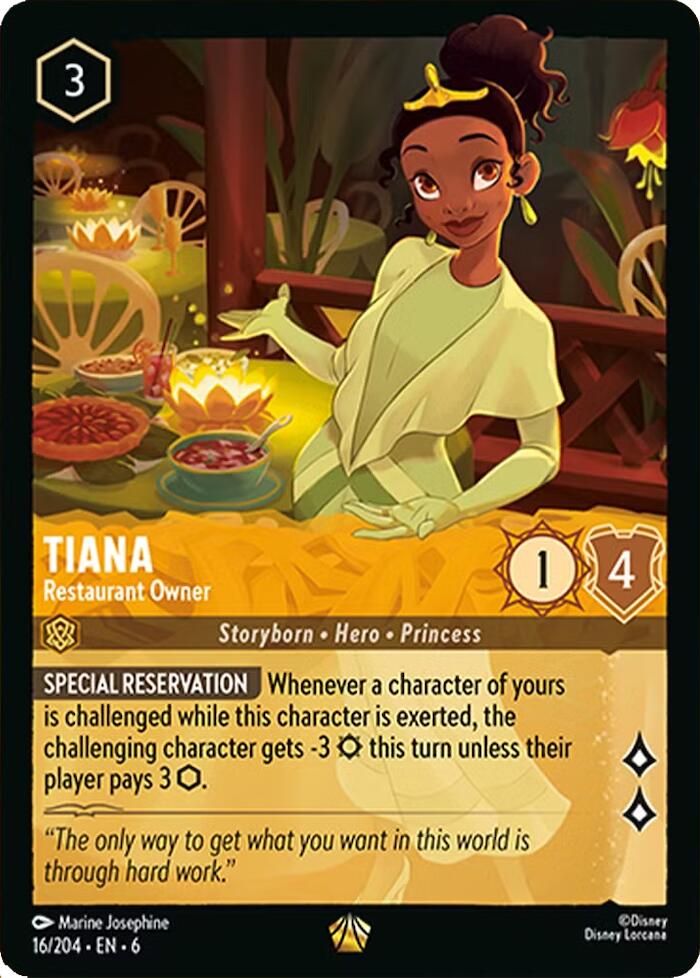 Tiana - Restaurant Owner (16/204) [Azurite Sea] 