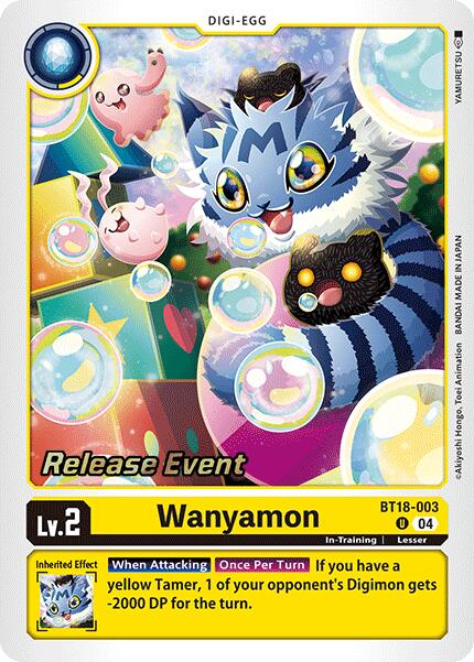 Wanyamon [BT18-003] [Release Special Booster 2.0 Pre-Release Cards]