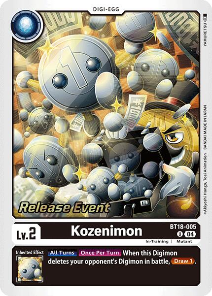 Kozenimon [BT18-005] [Release Special Booster 2.0 Pre-Release Cards] 