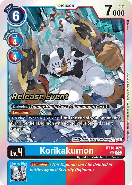 Korikakumon [BT18-025] [Release Special Booster 2.0 Pre-Release Cards]