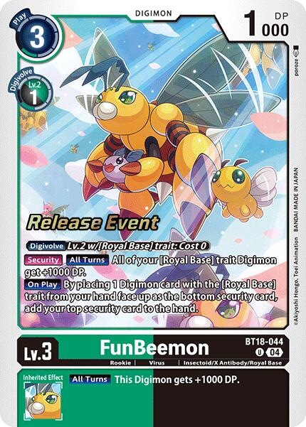 FunBeemon [BT18-044] [Release Special Booster 2.0 Pre-Release Cards] 