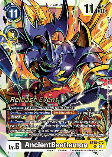 AncientBeetlemon [BT18-072] [Release Special Booster 2.0 Pre-Release Cards]