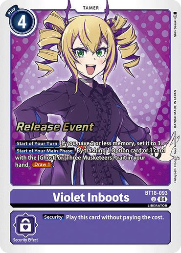 Violet Inboots [BT18-093] [Release Special Booster 2.0 Pre-Release Cards]