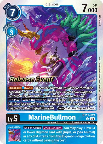 MarineBullmon [BT19-024] [Release Special Booster 2.0 Pre-Release Cards]