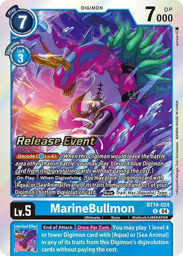 MarineBullmon [BT19-024] [Release Special Booster 2.0 Pre-Release Cards]