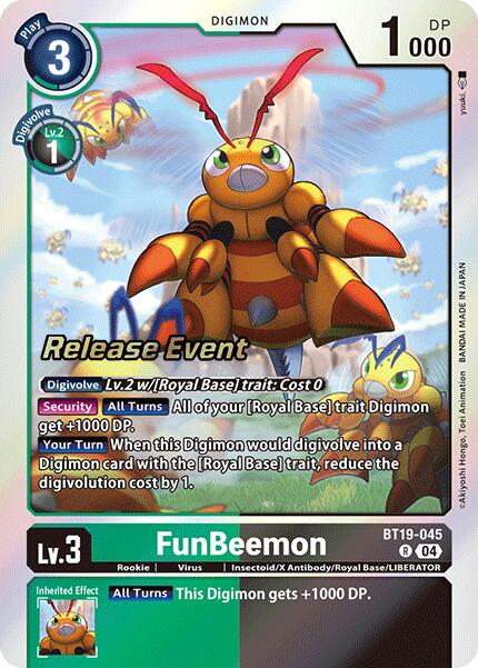 FunBeemon [BT19-045] [Release Special Booster 2.0 Pre-Release Cards]