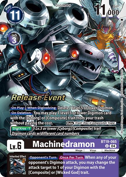 Machinedramon [BT19-065] [Release Special Booster 2.0 Pre-Release Cards]