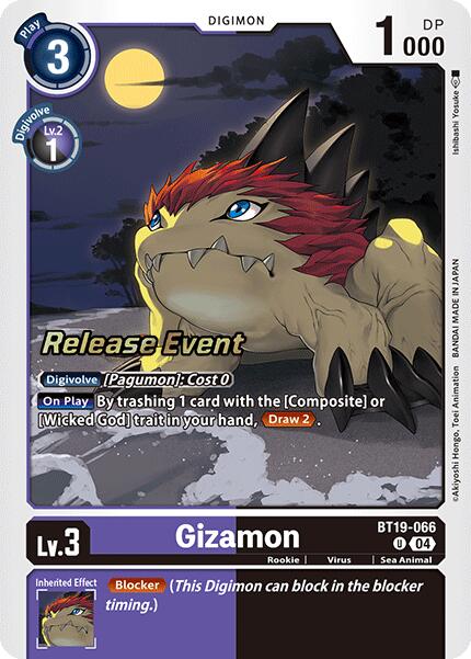 Gizamon [BT19-066] [Release Special Booster 2.0 Pre-Release Cards]