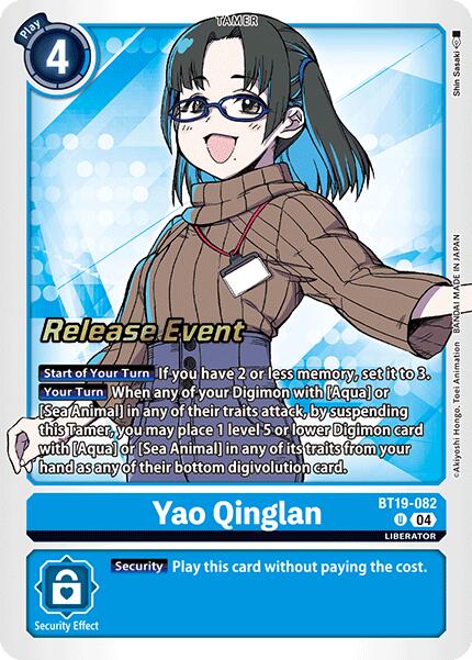 Yao Qinglan [BT19-082] [Release Special Booster 2.0 Pre-Release Cards]