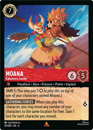 Moana - Kakamora Leader (121/204) [Azurite Sea] 