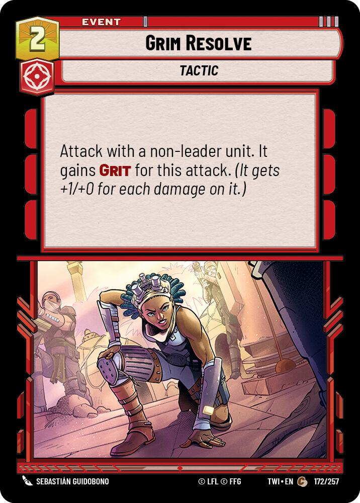 Grim Resolve (172/257) [Twilight of the Republic] 