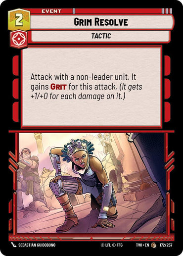 Grim Resolve (172/257) [Twilight of the Republic] 