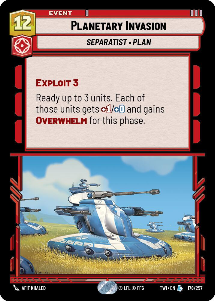 Planetary Invasion (178/257) [Twilight of the Republic] 