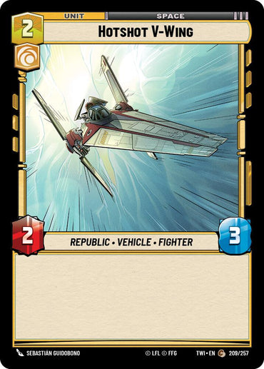Hotshot V-Wing (209/257) [Twilight of the Republic] 