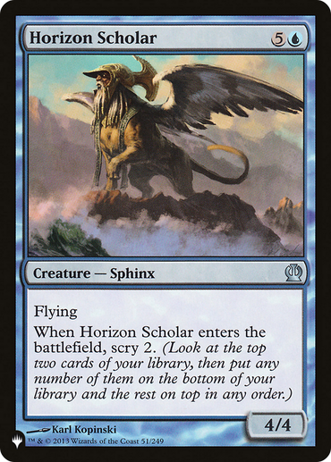 Horizon Scholar [The List Reprints] 