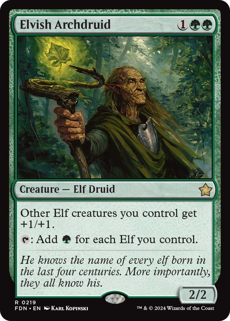 Elvish Archdruif [Foundations] 