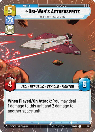 Obi-Wan's Aethersprite - This is Why I Hate Flying (Hyperspace) (321) [Twilight of the Republic] 