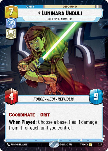 Luminara Unduli - Soft-Spoken Master (Hyperspace) (323) [Twilight of the Republic] 