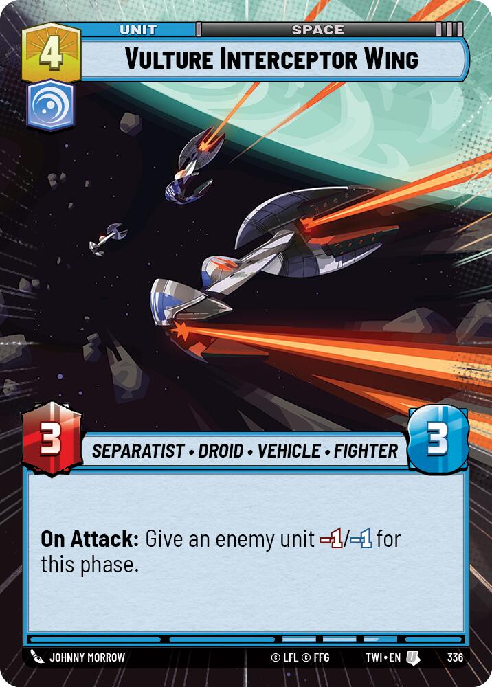 Vulture Interceptor Wing (Hyperspace) (336) [Twilight of the Republic] 