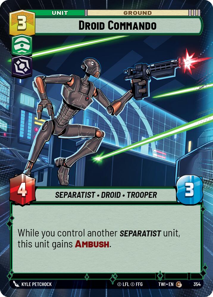 Droid Commando (Hyperspace) (354) [Twilight of the Republic] 