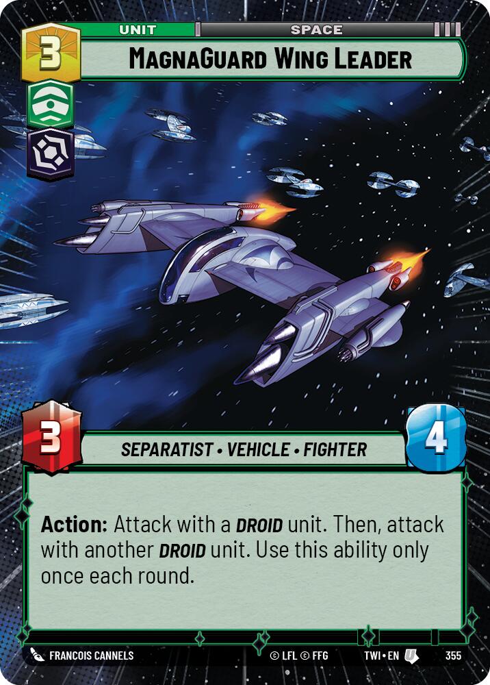 MagnaGuard Wing Leader (Hyperspace) (355) [Twilight of the Republic] 
