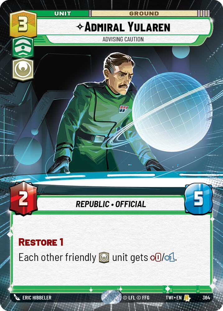 Admiral Yularen - Advising Caution (Hyperspace) (364) [Twilight of the Republic] 