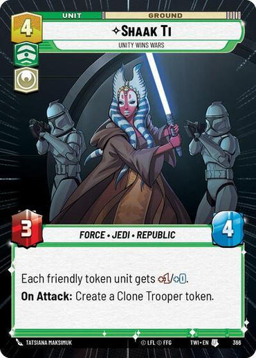Shaak Ti - Unity Wins Wars (Hyperspace) (366) [Twilight of the Republic] 