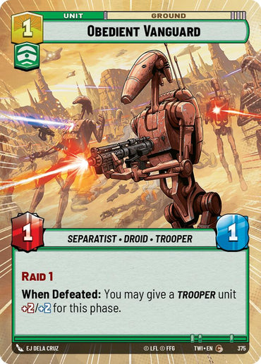 Obedient Vanguard (Hyperspace) (375) [Twilight of the Republic] 