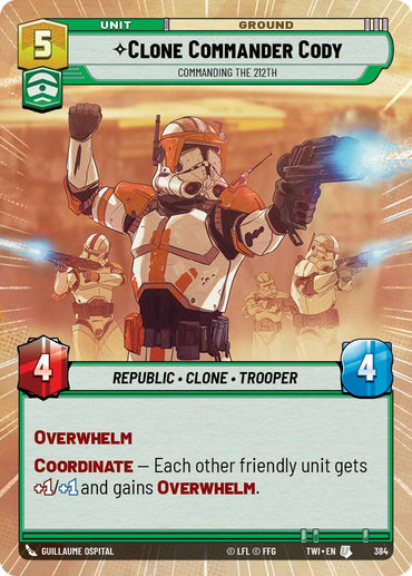Clone Commander Cody - Commanding the 212th (Hyperspace) (384) [Twilight of the Republic] 
