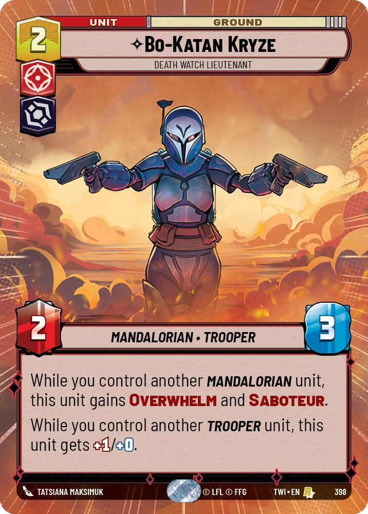 Bo-Katan Kryze - Death Watch Lieutenant (Hyperspace) (398) [Twilight of the Republic] 
