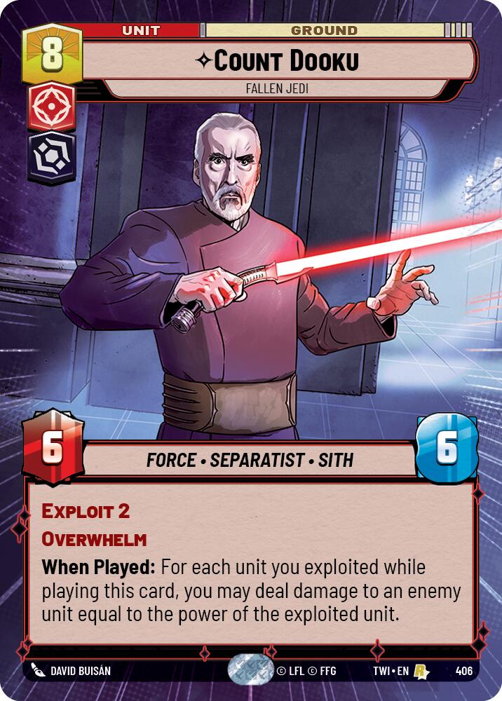 Count Dooku - Fallen Jedi (Hyperspace) (406) [Twilight of the Republic] 