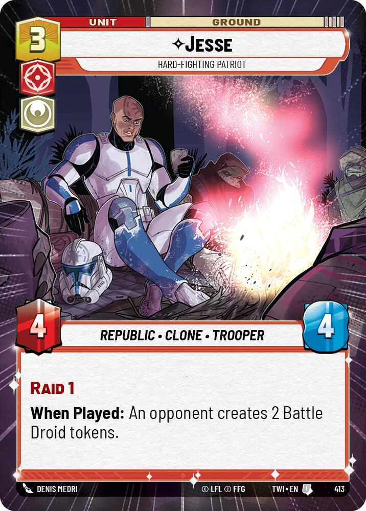 Jesse - Hard-Fighting Patriot (Hyperspace) (413) [Twilight of the Republic] 