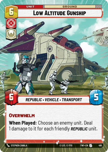 Low Altitude Gunship (Hyperspace) (416) [Twilight of the Republic] 