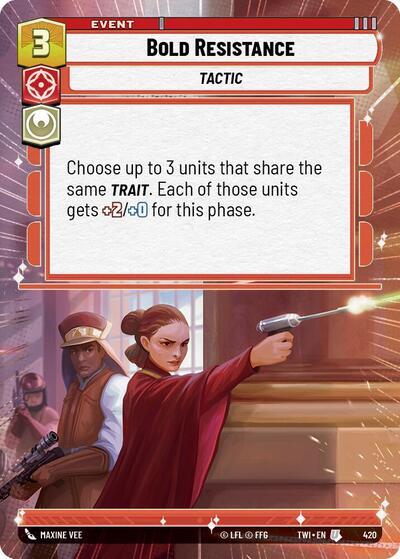 Bold Resistance (Hyperspace) (420) [Twilight of the Republic] 