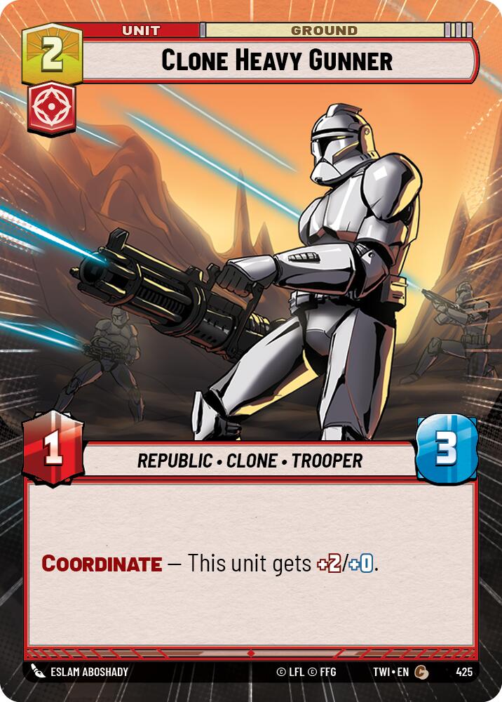 Clone Heavy Gunner (Hyperspace) (425) [Twilight of the Republic] 