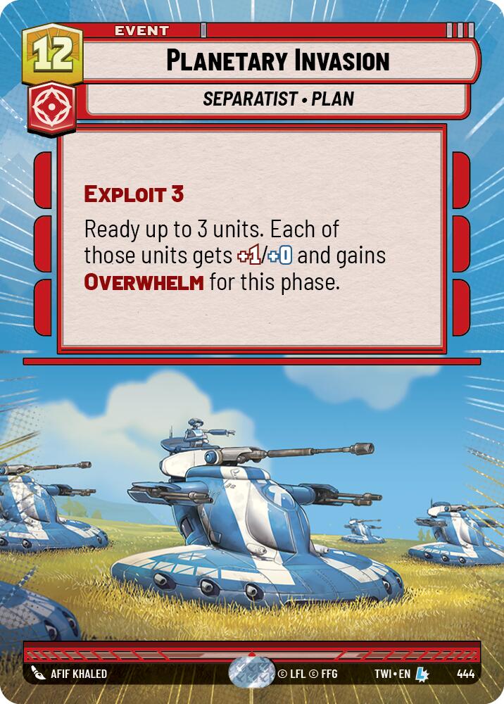 Planetary Invasion (Hyperspace) (444) [Twilight of the Republic] 