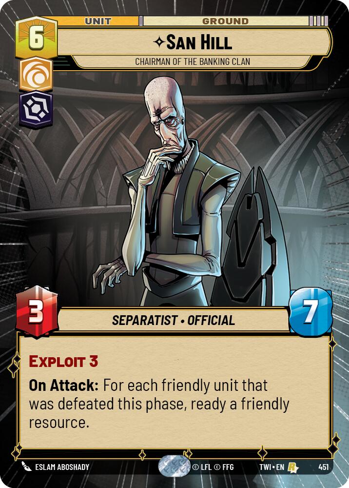 San Hill - Chairman of the Banking Clan (Hyperspace) (451) [Twilight of the Republic] 