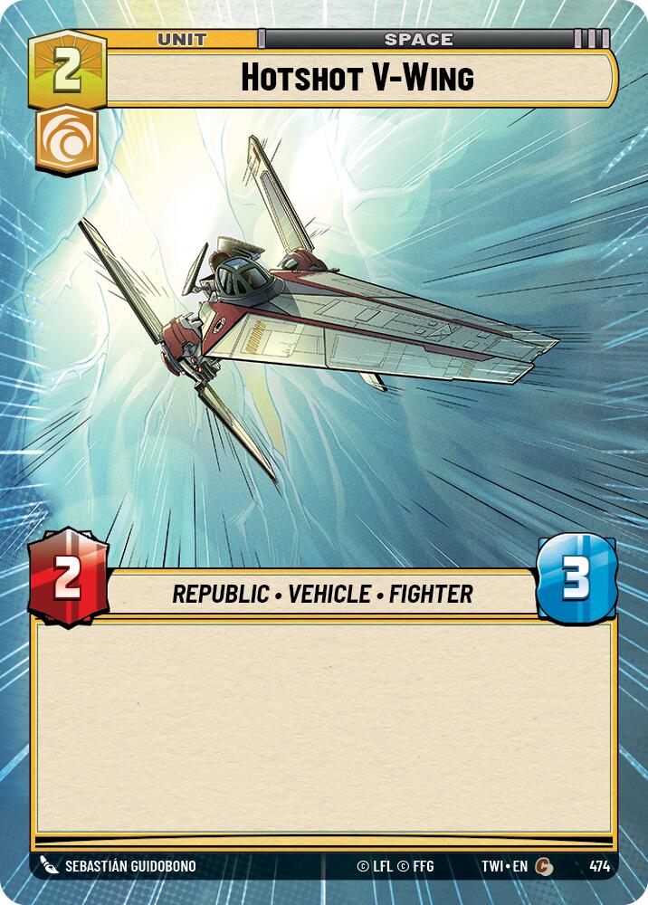 Hotshot V-Wing (Hyperspace) (474) [Twilight of the Republic] 