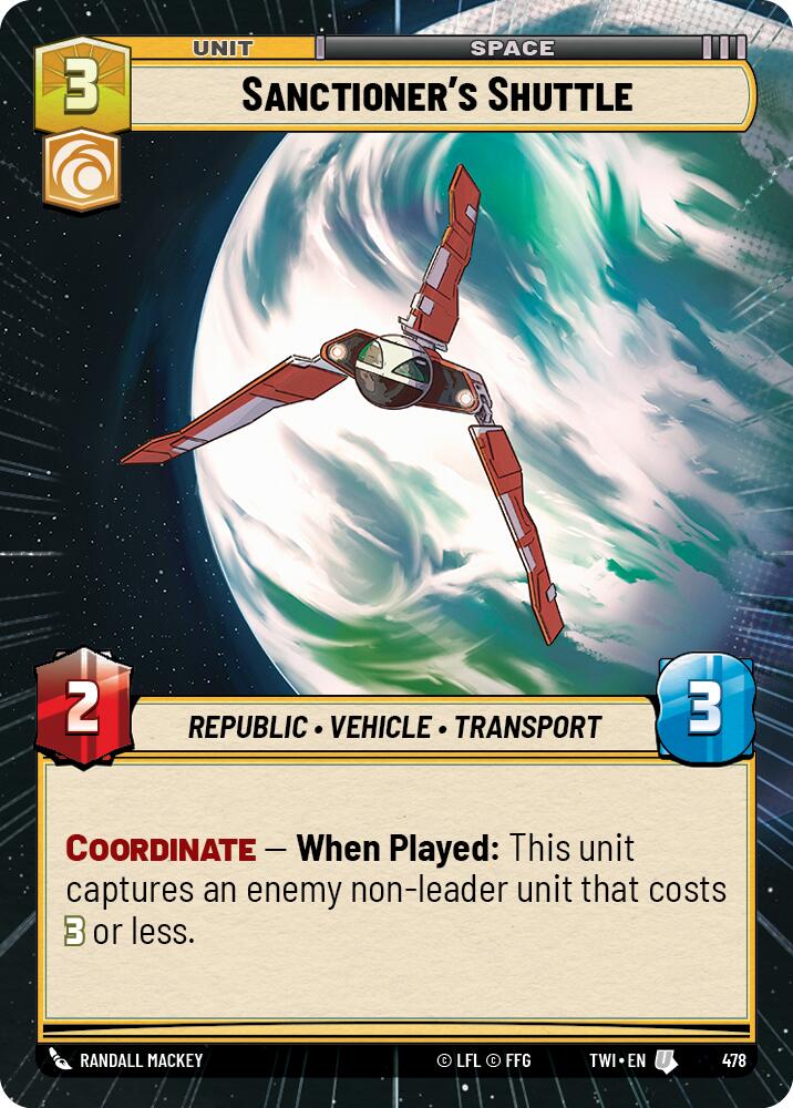 Sanctioner's Shuttle (Hyperspace) (478) [Twilight of the Republic] 