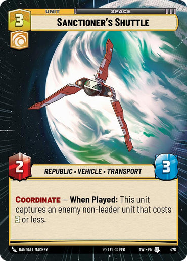 Sanctioner's Shuttle (Hyperspace) (478) [Twilight of the Republic] 