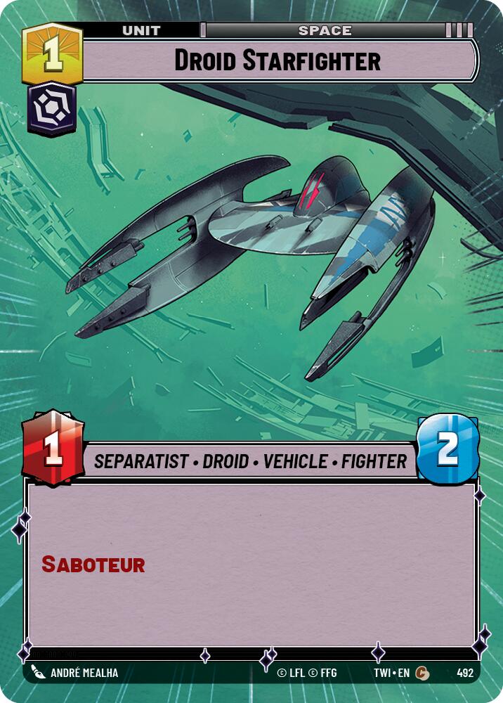 Droid Starfighter (Hyperspace) (492) [Twilight of the Republic] 