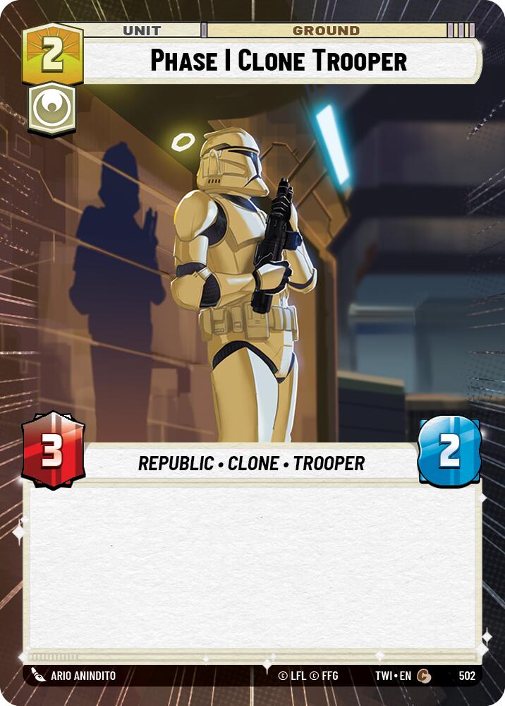 Phase I Clone Trooper (Hyperspace) (502) [Twilight of the Republic] 