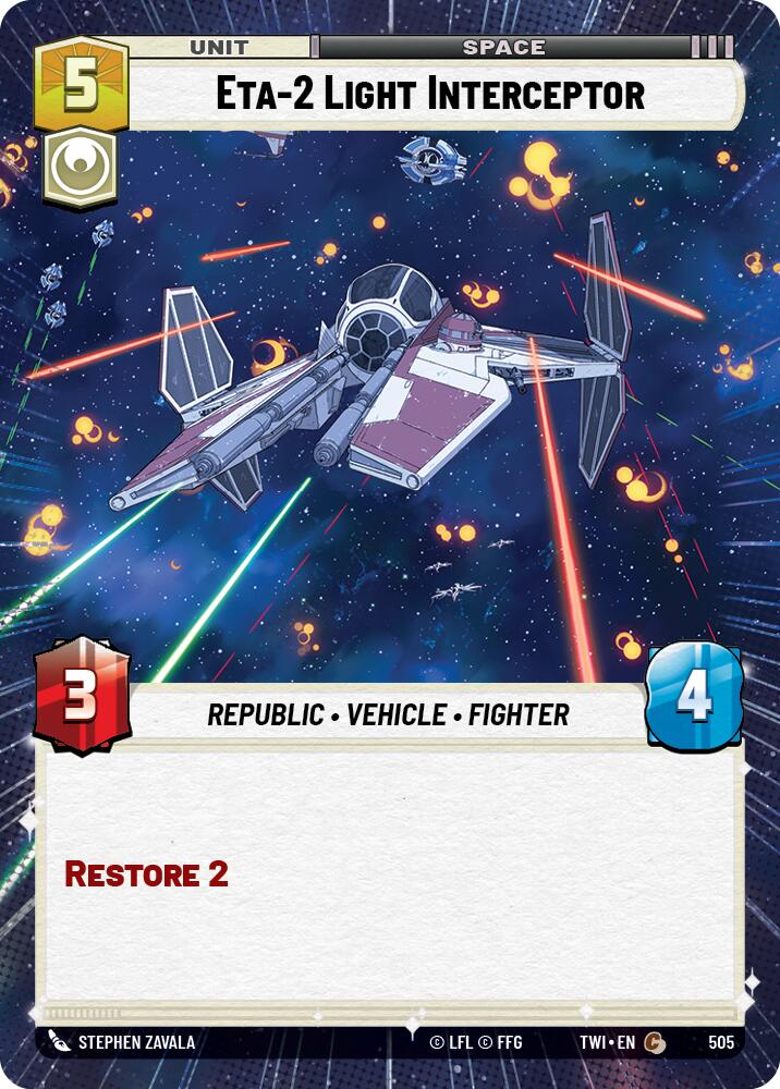 Eta-2 Light Interceptor (Hyperspace) (505) [Twilight of the Republic] 