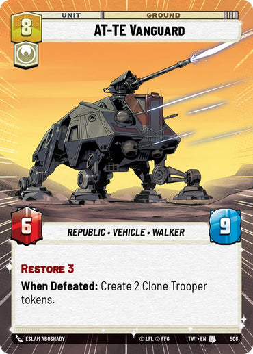 AT-TE Vanguard (508) (Hyperspace) (508) [Twilight of the Republic]