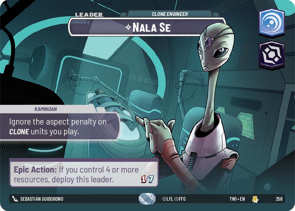 Nala Se - Clone Engineer (Showcase) (258) [Twilight of the Republic] 