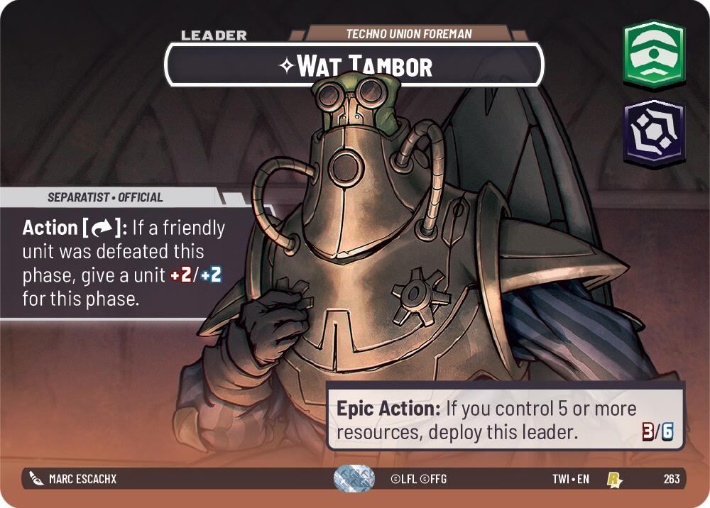Wat Tambor - Techno Union Foreman (Showcase) (263) [Twilight of the Republic] 