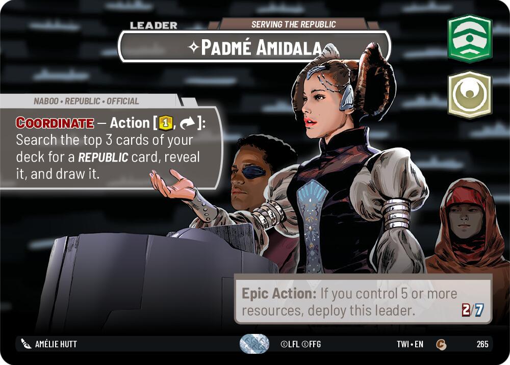 Padme Amidala - Serving the Republic (Showcase) (265) [Twilight of the Republic] 