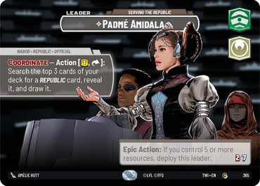 Padme Amidala - Serving the Republic (Showcase) (265) [Twilight of the Republic] 