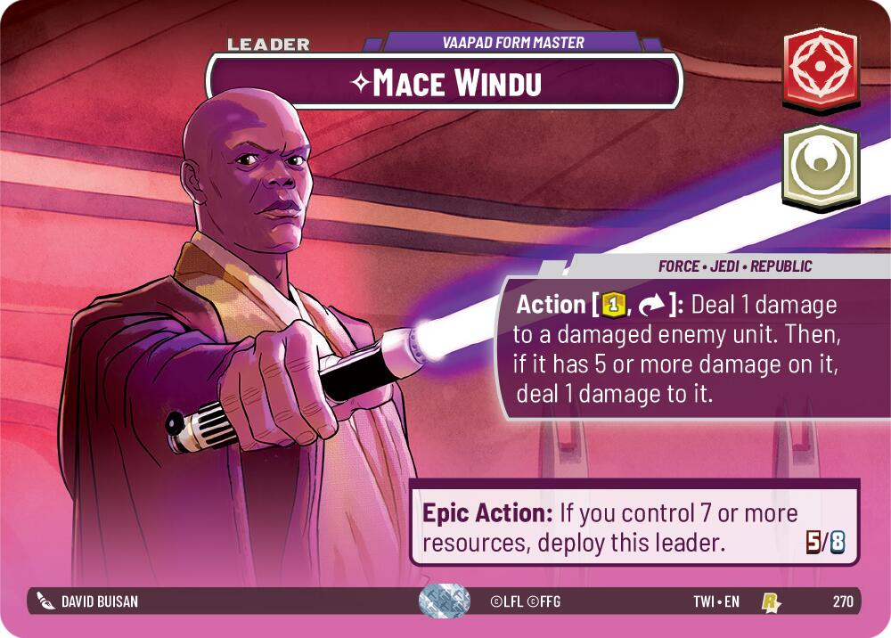 Mace Windu - Vaapad Form Master (Showcase) (270) [Twilight of the Republic] 