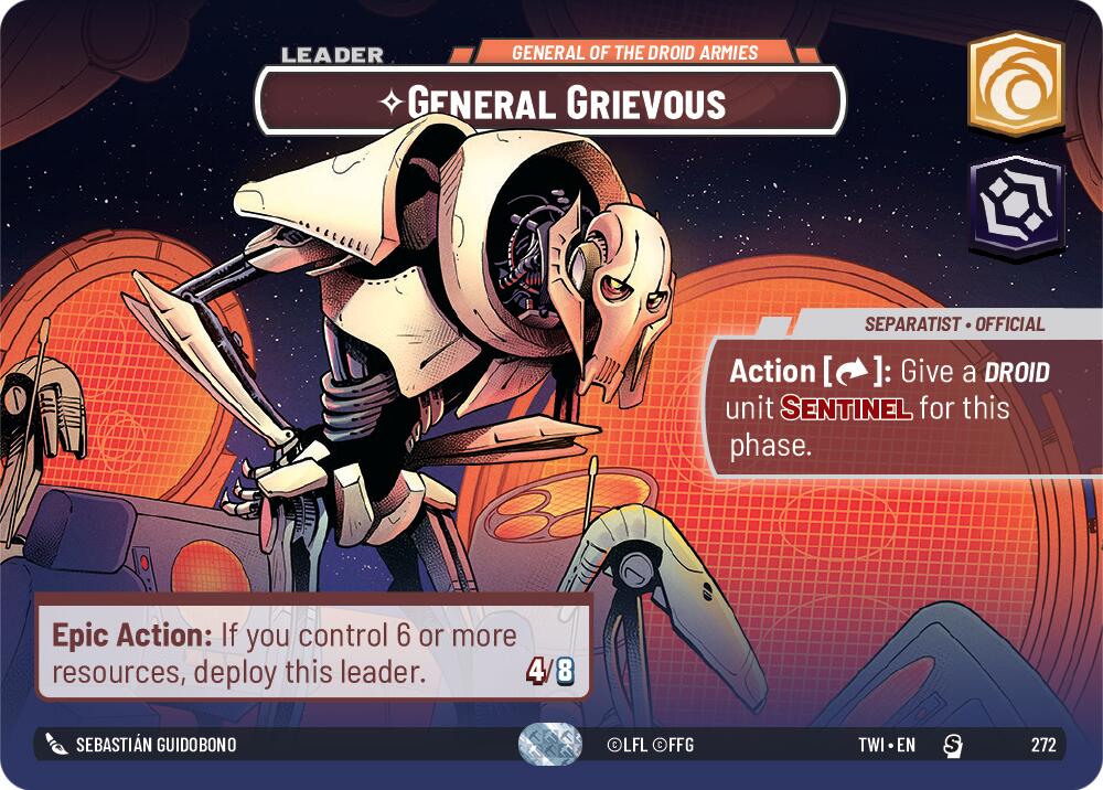 General Grievous - General of the Droid Armies (Showcase) (272) [Twilight of the Republic] 